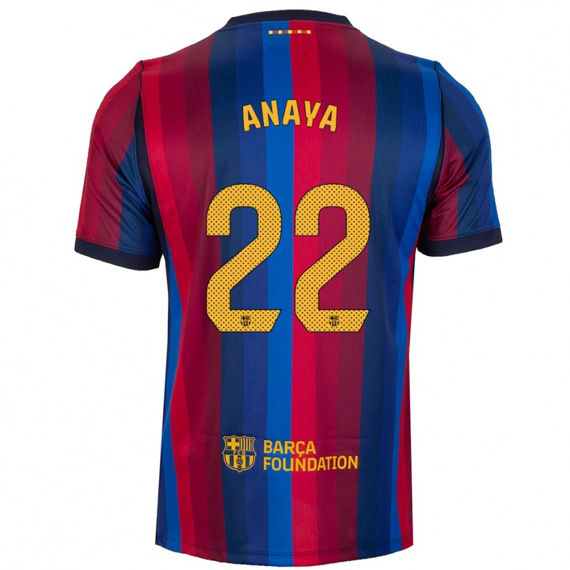 Danxen Damen Joan Anaya #22 Königsblau Rot Gelb Heimtrikot Trikot 2026/27 T-Shirt Schweiz