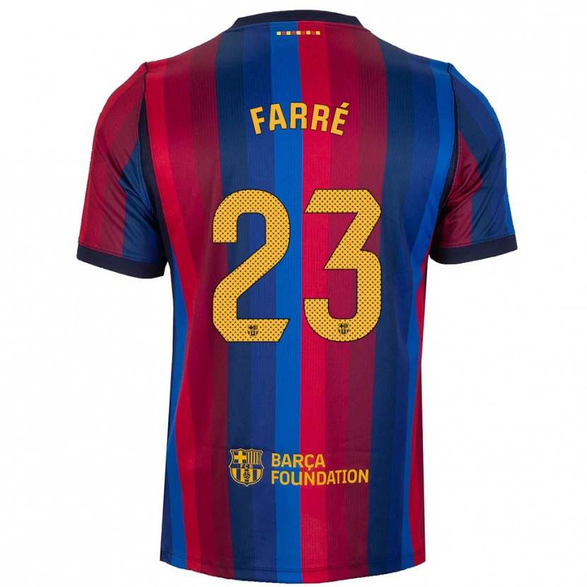Danxen Damen Landry Farré #23 Königsblau Rot Gelb Heimtrikot Trikot 2026/27 T-Shirt Schweiz