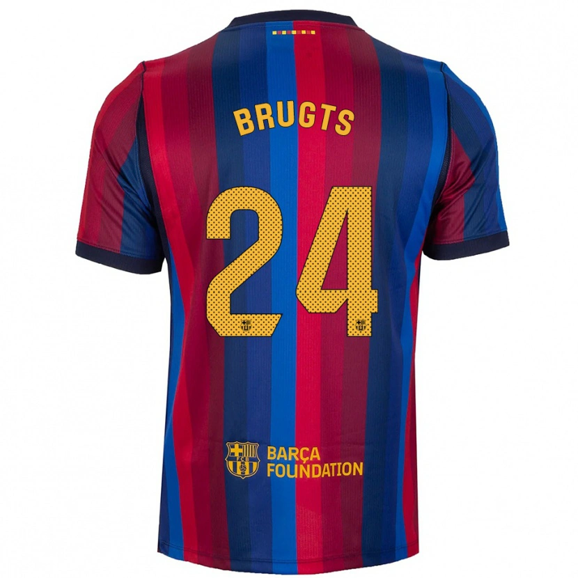 Danxen Damen Esmee Brugts #24 Königsblau Rot Gelb Heimtrikot Trikot 2026/27 T-Shirt Schweiz
