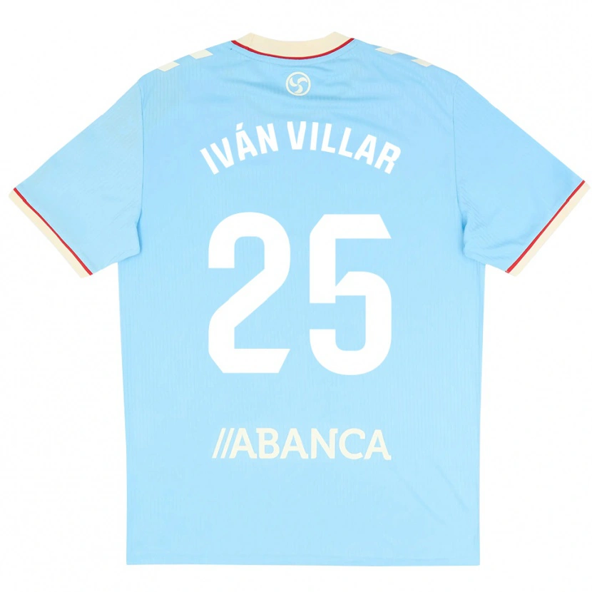 Danxen Damen Iván Villar #25 Himmelblau Weiß Rot Heimtrikot Trikot 2026/27 T-Shirt Schweiz