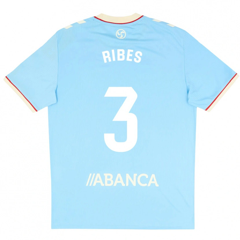 Danxen Damen Kike Ribes #3 Himmelblau Weiß Rot Heimtrikot Trikot 2026/27 T-Shirt Schweiz