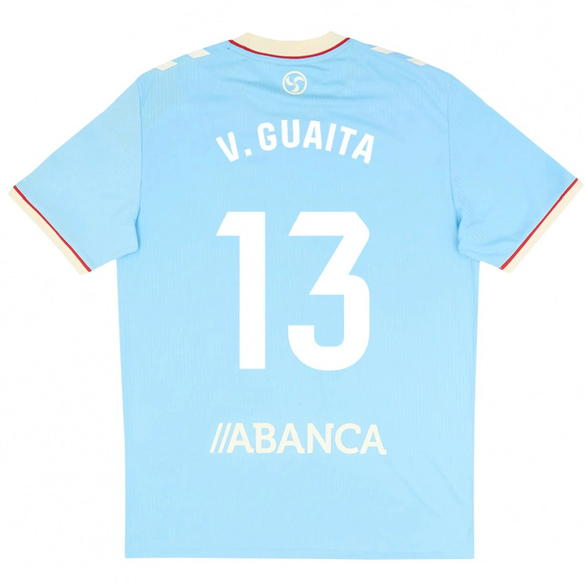 Danxen Damen Vicente Guaita #13 Himmelblau Weiß Rot Heimtrikot Trikot 2026/27 T-Shirt Schweiz