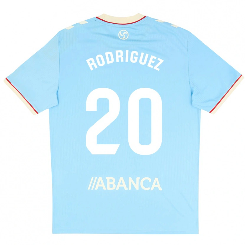 Danxen Damen Javi Rodríguez #20 Himmelblau Weiß Rot Heimtrikot Trikot 2026/27 T-Shirt Schweiz