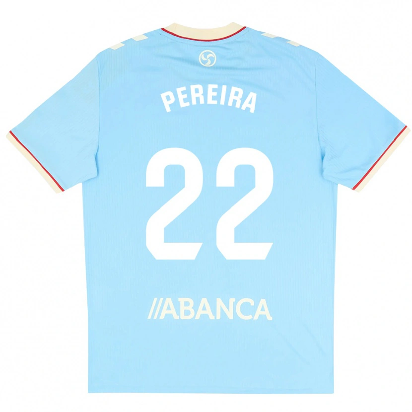 Danxen Damen Noe Pereira #22 Himmelblau Weiß Rot Heimtrikot Trikot 2026/27 T-Shirt Schweiz