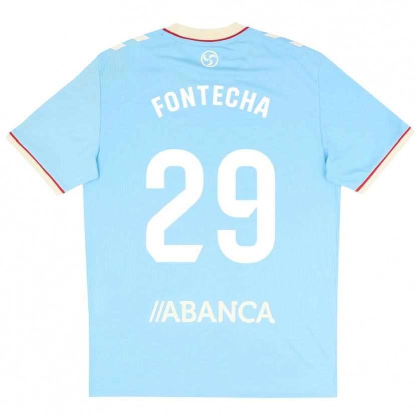 Danxen Damen Celia Fontecha #29 Himmelblau Weiß Rot Heimtrikot Trikot 2026/27 T-Shirt Schweiz