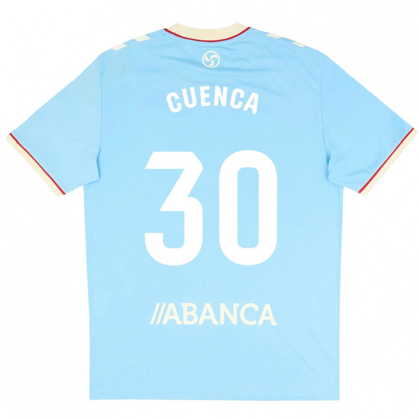 Danxen Damen Hugo Cuenca #30 Himmelblau Weiß Rot Heimtrikot Trikot 2026/27 T-Shirt Schweiz