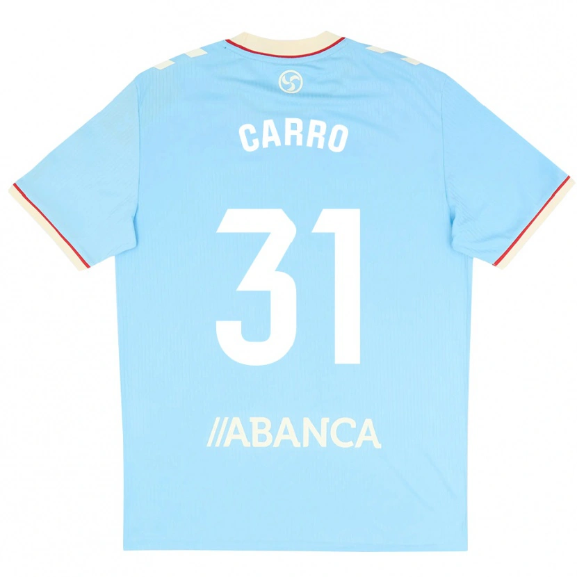 Danxen Damen Cristian Carro #31 Himmelblau Weiß Rot Heimtrikot Trikot 2026/27 T-Shirt Schweiz