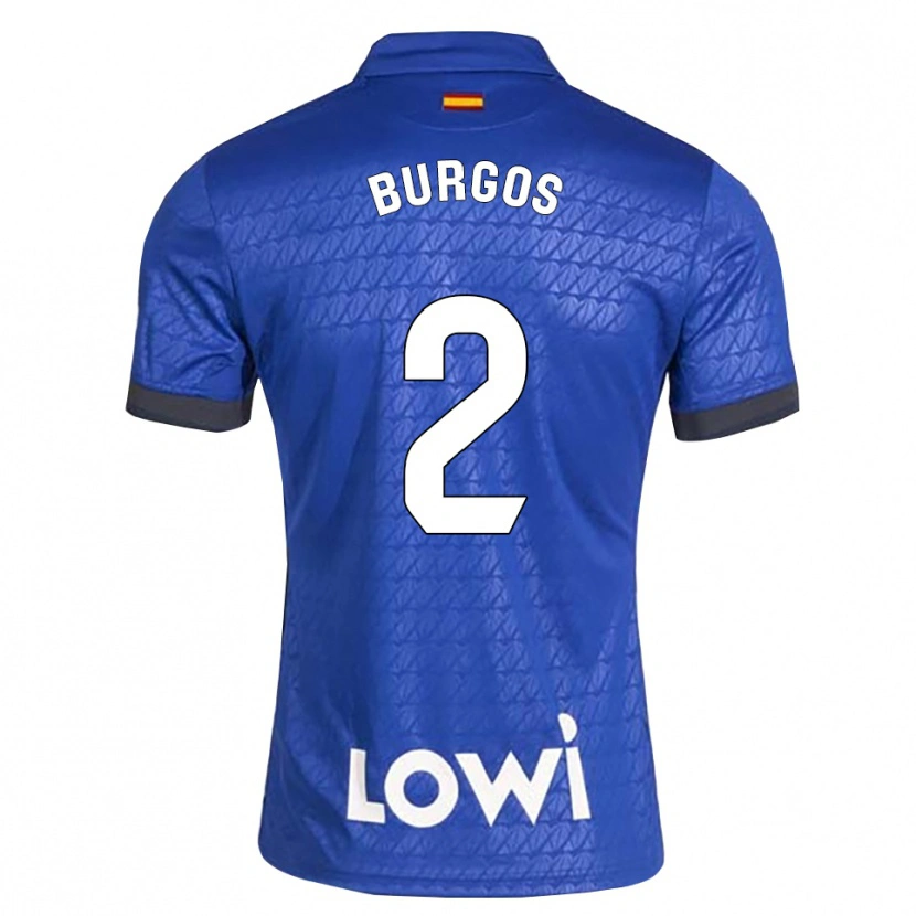 Danxen Damen Curro Burgos #2 Blau Weiß Schwarz Heimtrikot Trikot 2026/27 T-Shirt Schweiz