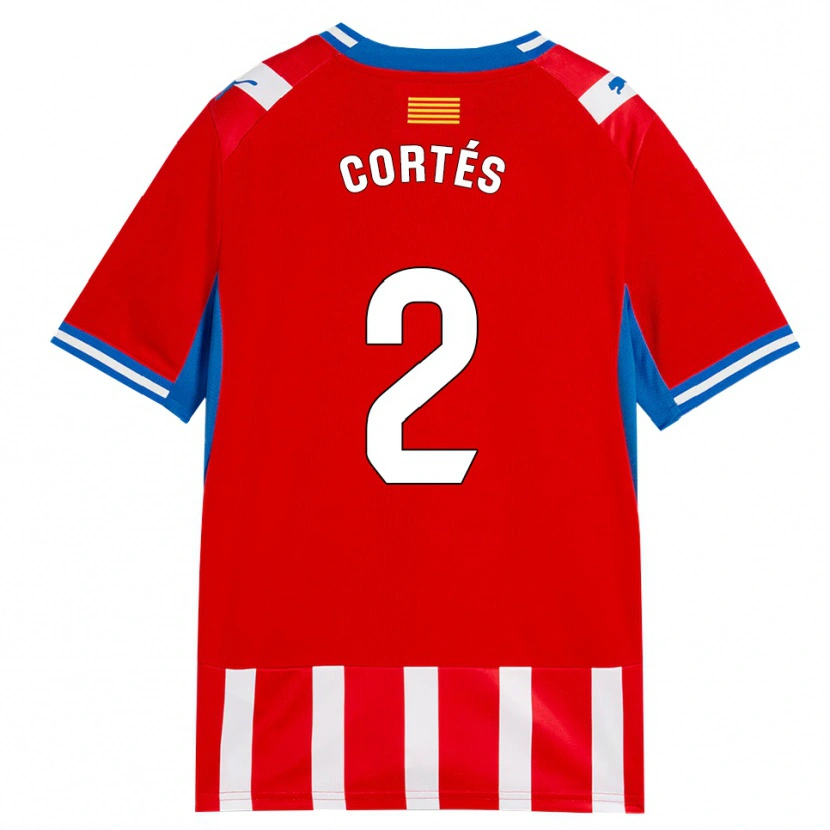 Danxen Damen Sergio Cortés #2 Rot Weiß Himmelblau Heimtrikot Trikot 2026/27 T-Shirt Schweiz