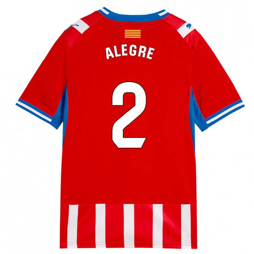 Danxen Damen Marc Alegre #2 Rot Weiß Himmelblau Heimtrikot Trikot 2026/27 T-Shirt Schweiz