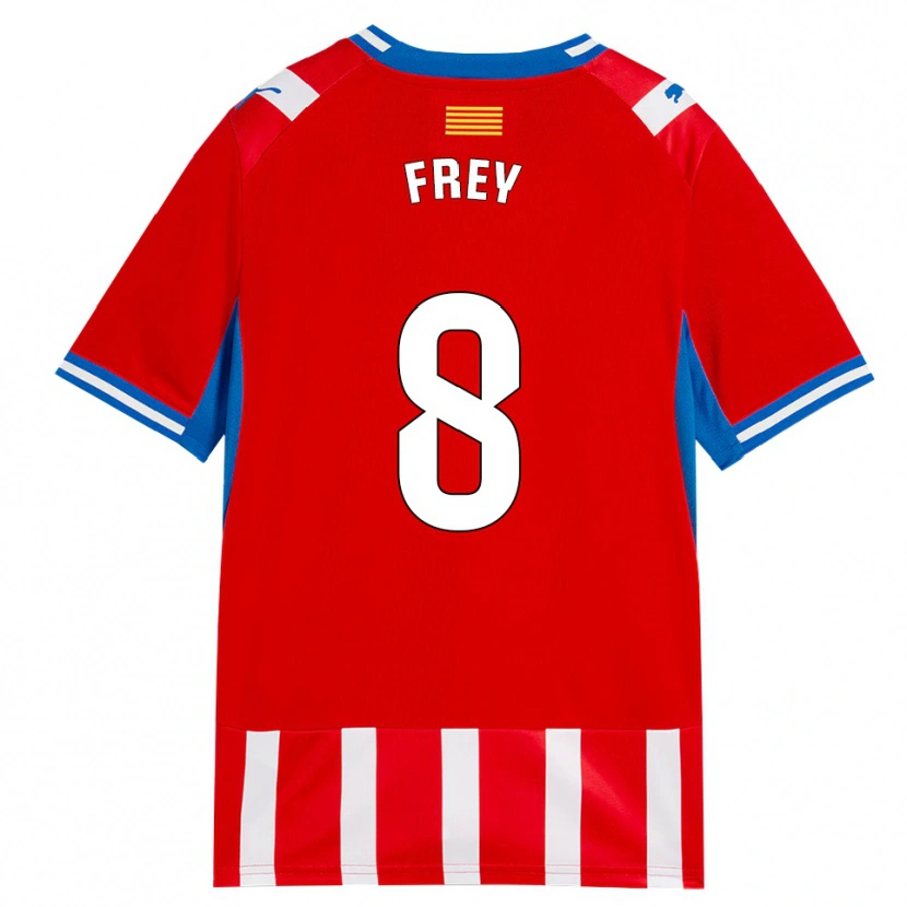 Danxen Damen Darío Frey #8 Rot Weiß Himmelblau Heimtrikot Trikot 2026/27 T-Shirt Schweiz