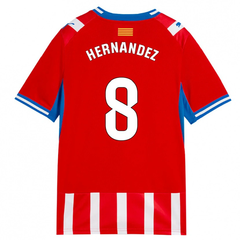 Danxen Damen Sofia Hernández #8 Rot Weiß Himmelblau Heimtrikot Trikot 2026/27 T-Shirt Schweiz