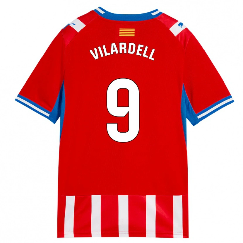 Danxen Damen Júlia Vilardell #9 Rot Weiß Himmelblau Heimtrikot Trikot 2026/27 T-Shirt Schweiz