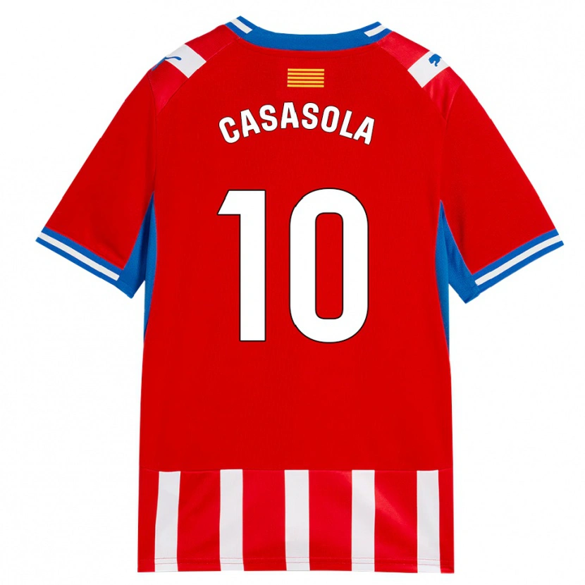 Danxen Damen Derek Casasola #10 Rot Weiß Himmelblau Heimtrikot Trikot 2026/27 T-Shirt Schweiz