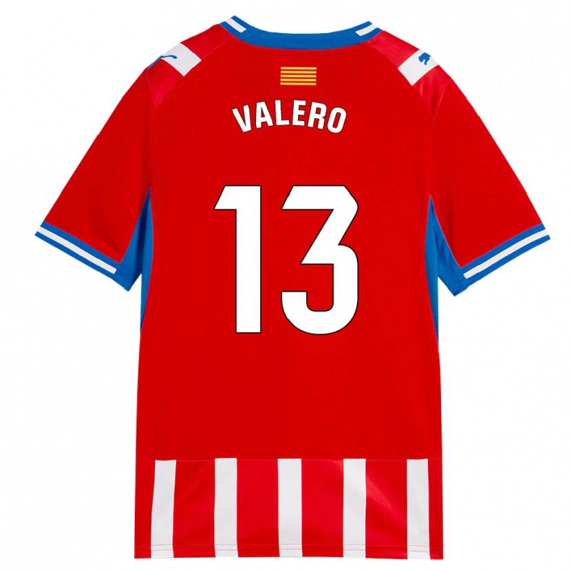 Danxen Damen Eliana Valero #13 Rot Weiß Himmelblau Heimtrikot Trikot 2026/27 T-Shirt Schweiz