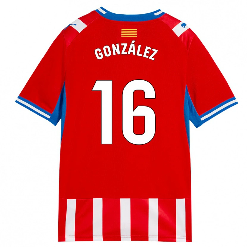 Danxen Damen Lau González #16 Rot Weiß Himmelblau Heimtrikot Trikot 2026/27 T-Shirt Schweiz