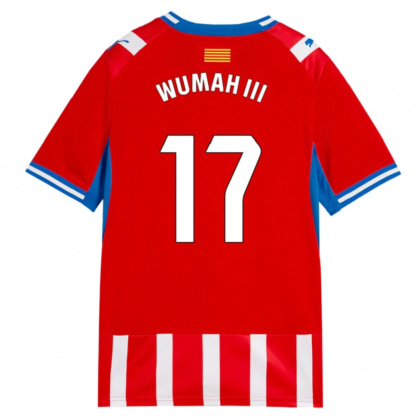 Danxen Damen Edward Wumah Iii #17 Rot Weiß Himmelblau Heimtrikot Trikot 2026/27 T-Shirt Schweiz