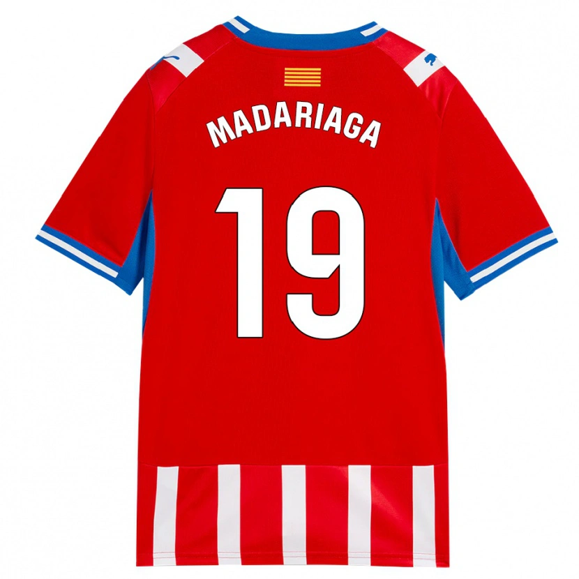 Danxen Damen Génesis Madariaga #19 Rot Weiß Himmelblau Heimtrikot Trikot 2026/27 T-Shirt Schweiz
