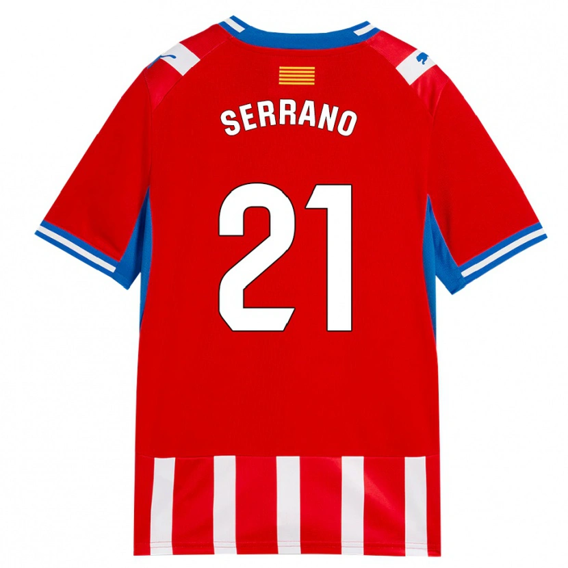 Danxen Damen Ot Serrano #21 Rot Weiß Himmelblau Heimtrikot Trikot 2026/27 T-Shirt Schweiz