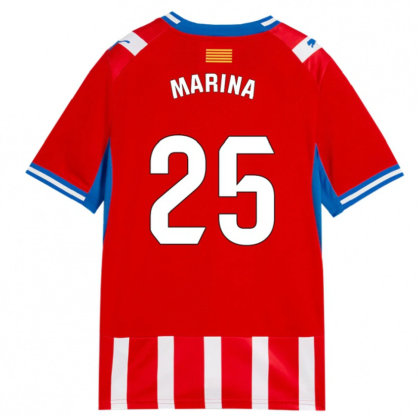 Danxen Damen Sergi Marina #25 Rot Weiß Himmelblau Heimtrikot Trikot 2026/27 T-Shirt Schweiz