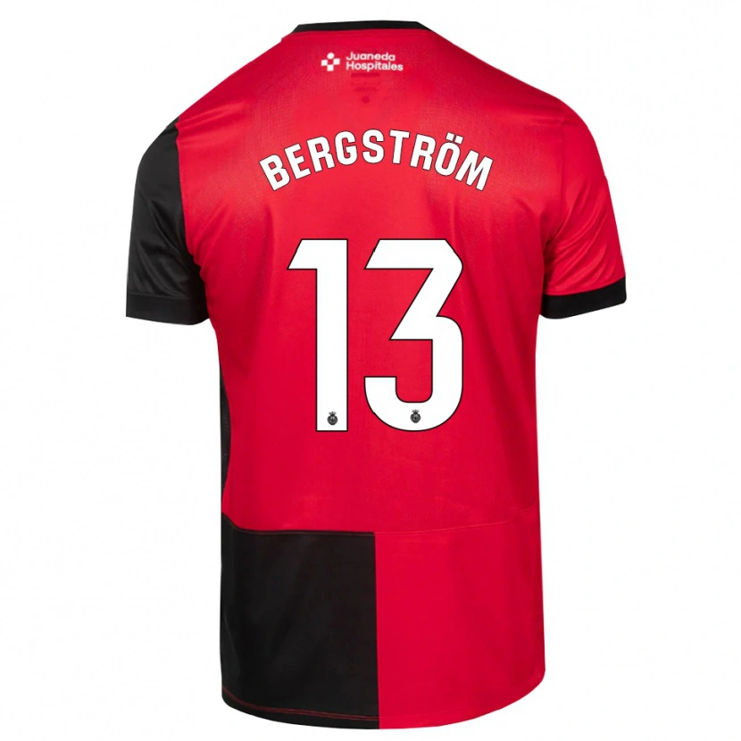 Danxen Damen Lucas Bergström #13 Schwarz Rot Weiß Heimtrikot Trikot 2026/27 T-Shirt Schweiz