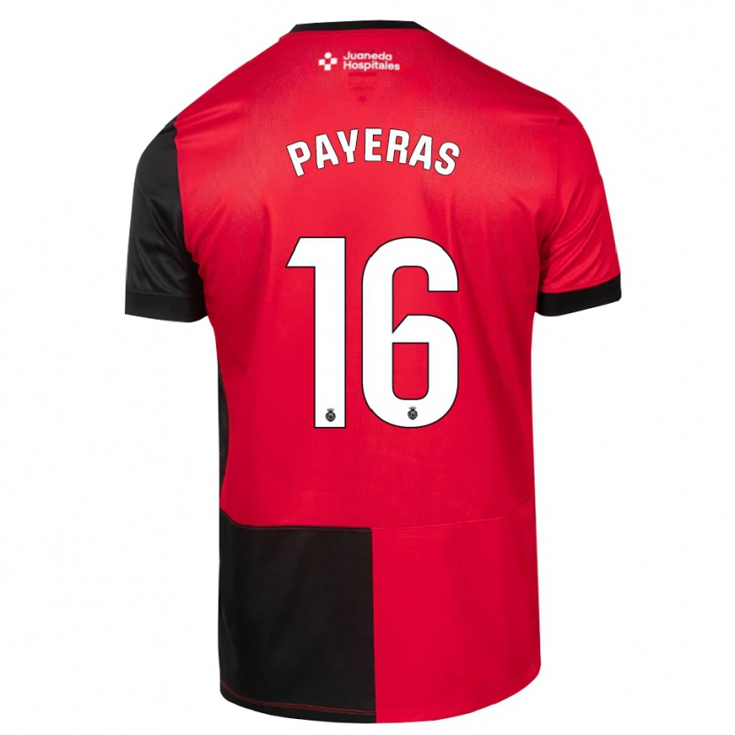 Danxen Damen Martí Payeras #16 Schwarz Rot Weiß Heimtrikot Trikot 2026/27 T-Shirt Schweiz