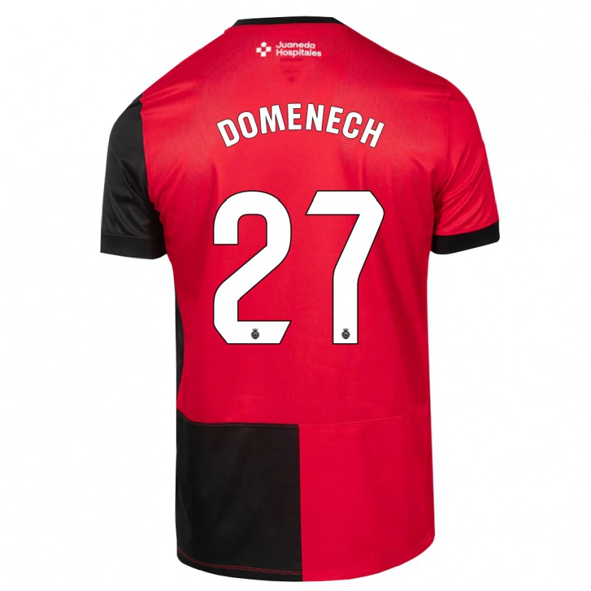 Danxen Damen Marc Domènech #27 Schwarz Rot Weiß Heimtrikot Trikot 2026/27 T-Shirt Schweiz