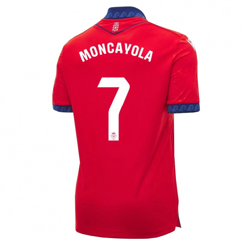 Danxen Damen Jon Moncayola #7 Rot Marineblau Weiß Heimtrikot Trikot 2026/27 T-Shirt Schweiz