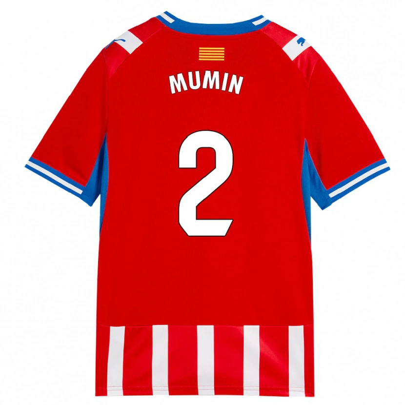 Danxen Damen Abdul Mumin #2 Rot Weiß Himmelblau Heimtrikot Trikot 2026/27 T-Shirt Schweiz