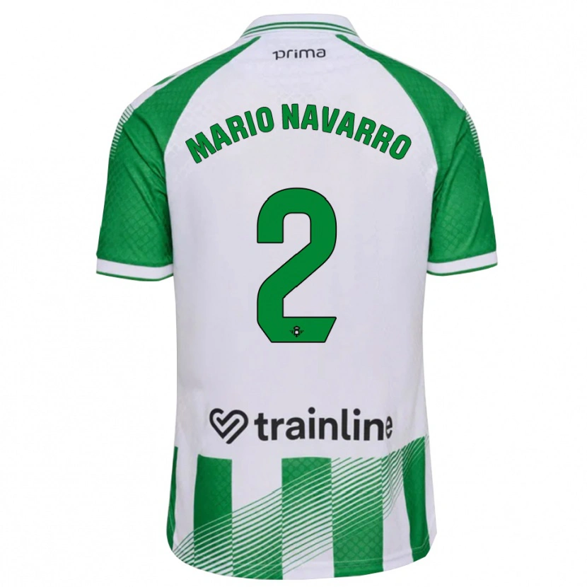 Danxen Damen Mario Navarro #2 Hellgrün Schwarz Weiß Heimtrikot Trikot 2026/27 T-Shirt Schweiz