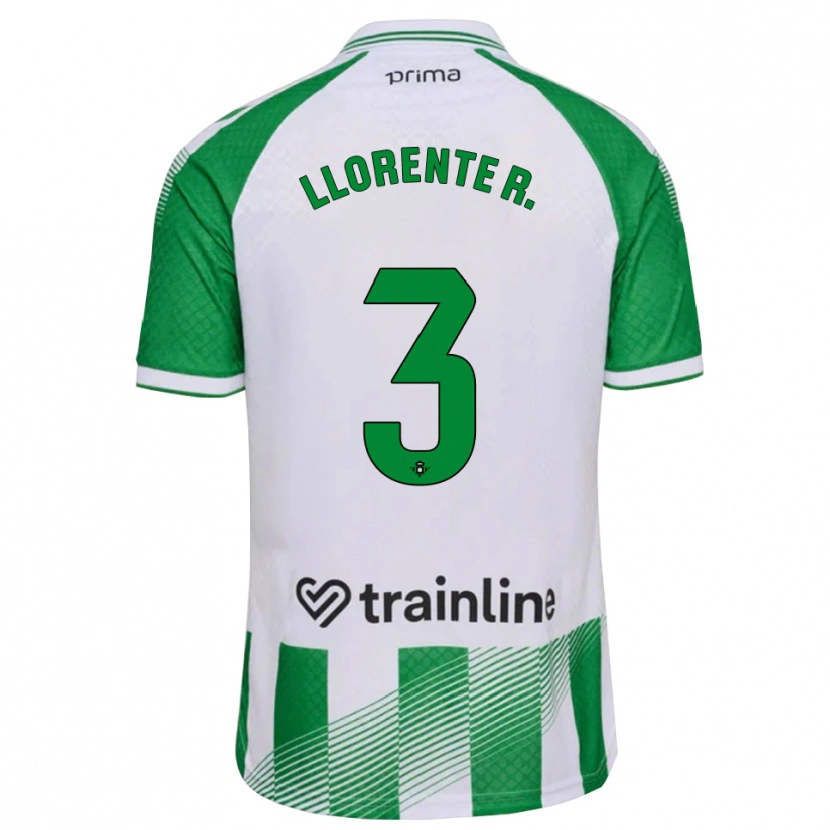 Danxen Damen Diego Llorente #3 Hellgrün Schwarz Weiß Heimtrikot Trikot 2026/27 T-Shirt Schweiz