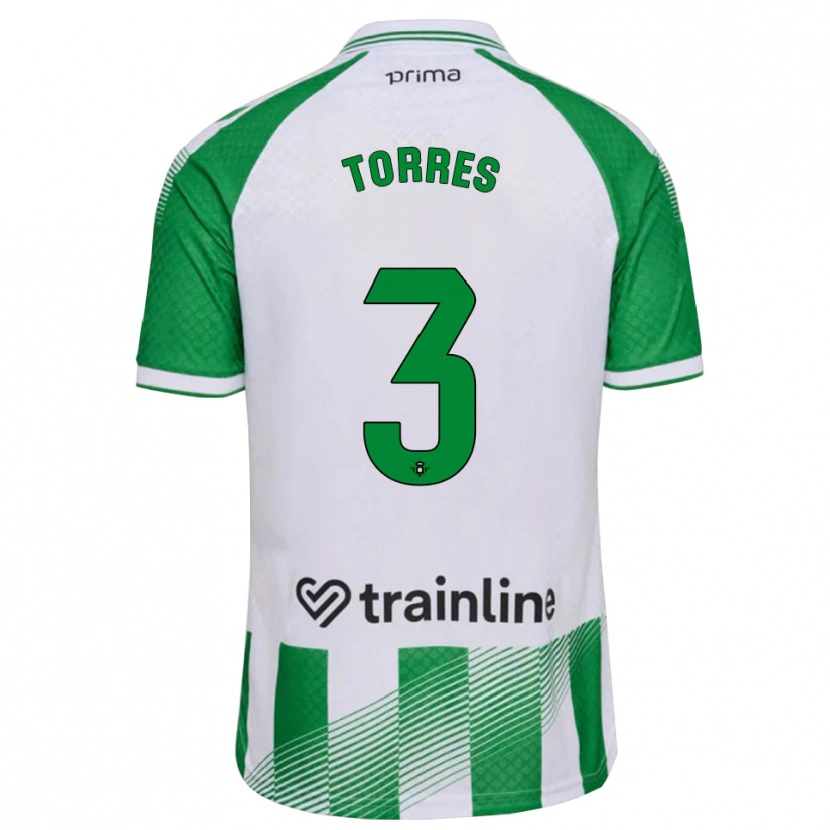 Danxen Damen Álex Torres #3 Hellgrün Schwarz Weiß Heimtrikot Trikot 2026/27 T-Shirt Schweiz