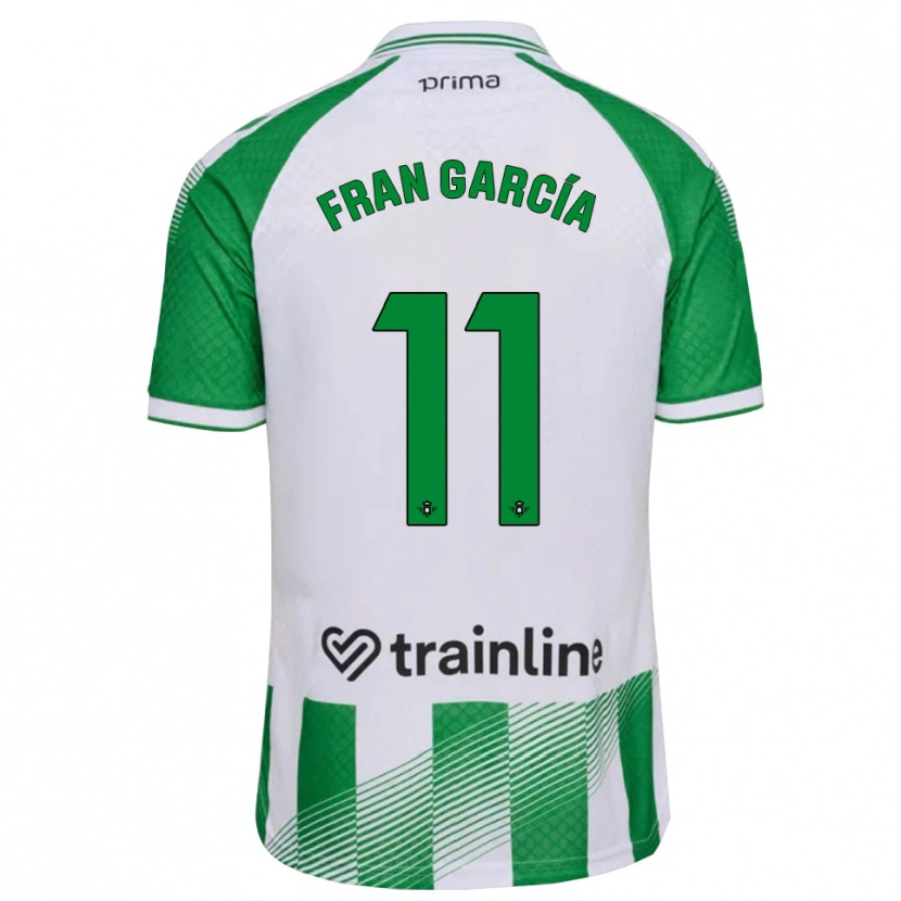 Danxen Damen Fran García #11 Hellgrün Schwarz Weiß Heimtrikot Trikot 2026/27 T-Shirt Schweiz