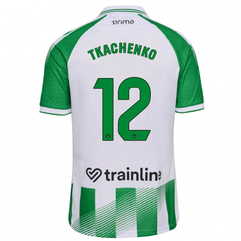 Danxen Damen Fedir Tkachenko #12 Hellgrün Schwarz Weiß Heimtrikot Trikot 2026/27 T-Shirt Schweiz