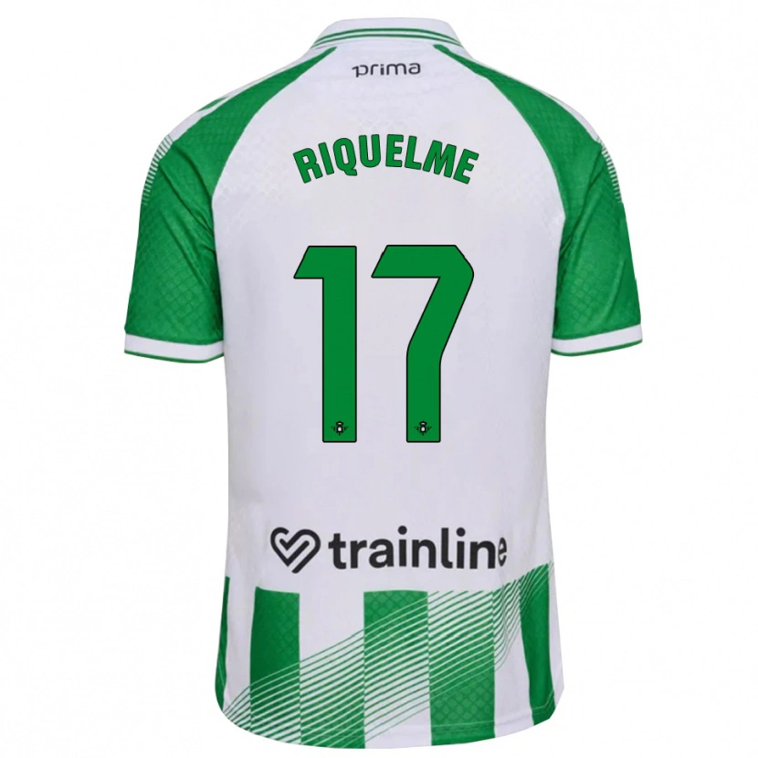 Danxen Damen Rodrigo Riquelme #17 Hellgrün Schwarz Weiß Heimtrikot Trikot 2026/27 T-Shirt Schweiz