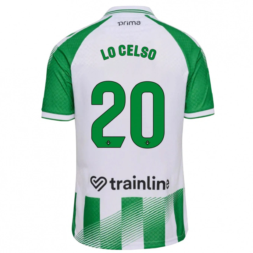 Danxen Damen Giovani Lo Celso #20 Hellgrün Schwarz Weiß Heimtrikot Trikot 2026/27 T-Shirt Schweiz