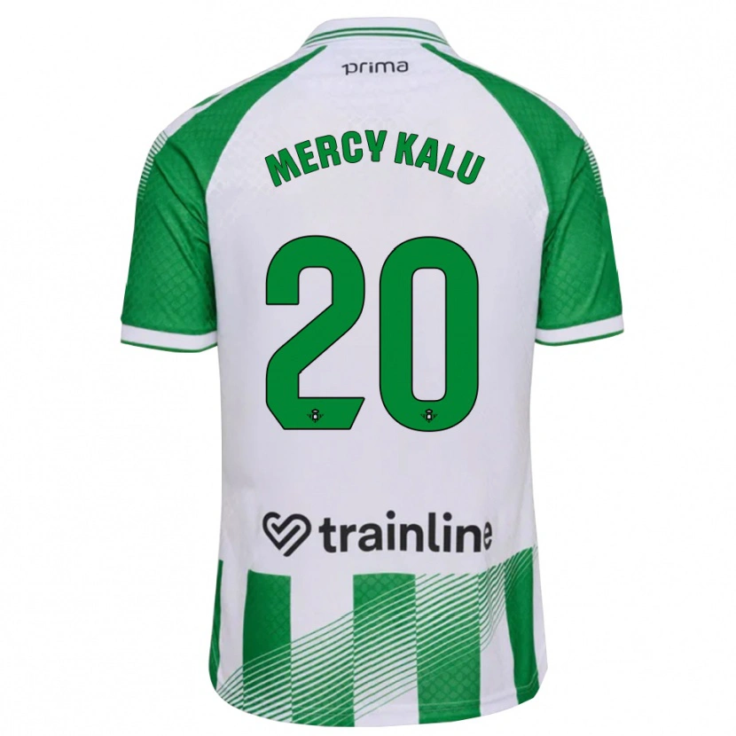 Danxen Damen Chinyere Mercy Kalu #20 Hellgrün Schwarz Weiß Heimtrikot Trikot 2026/27 T-Shirt Schweiz