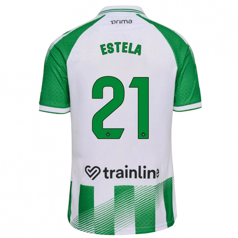 Danxen Damen Estela Fernández #21 Hellgrün Schwarz Weiß Heimtrikot Trikot 2026/27 T-Shirt Schweiz