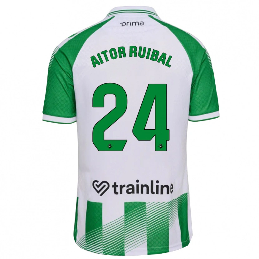 Danxen Damen Aitor Ruibal #24 Hellgrün Schwarz Weiß Heimtrikot Trikot 2026/27 T-Shirt Schweiz