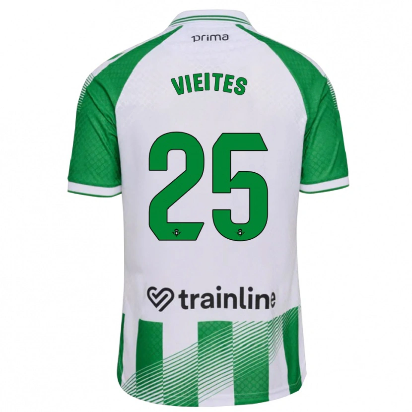 Danxen Damen Fran Vieites #25 Hellgrün Schwarz Weiß Heimtrikot Trikot 2026/27 T-Shirt Schweiz