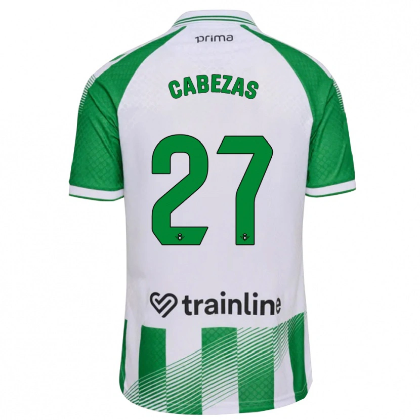 Danxen Damen Ángela Cabezas #27 Hellgrün Schwarz Weiß Heimtrikot Trikot 2026/27 T-Shirt Schweiz