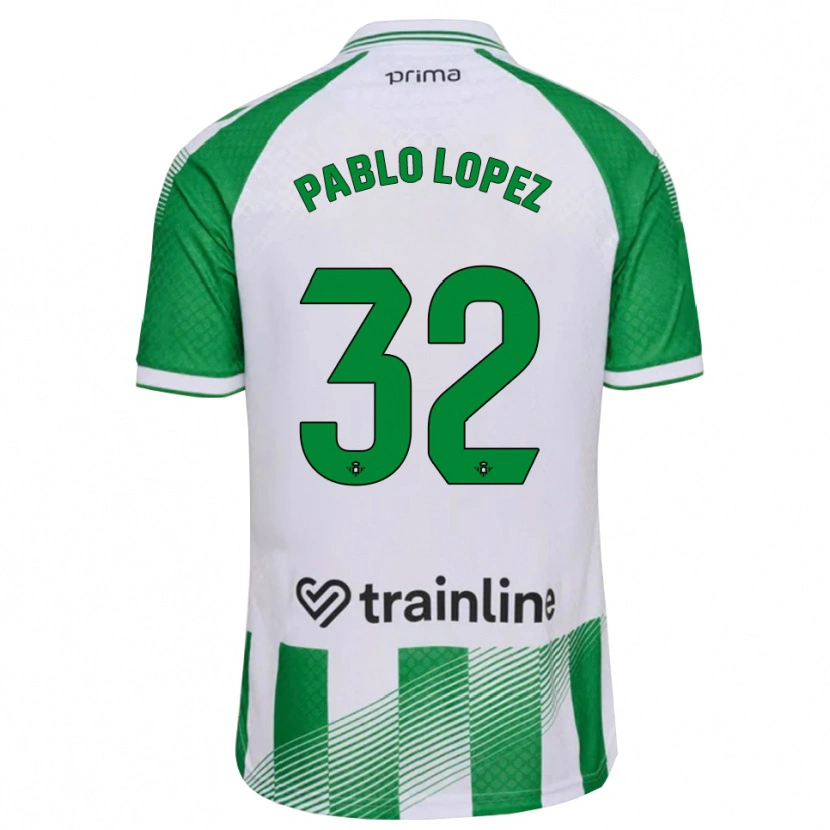 Danxen Damen Pablo López #32 Hellgrün Schwarz Weiß Heimtrikot Trikot 2026/27 T-Shirt Schweiz