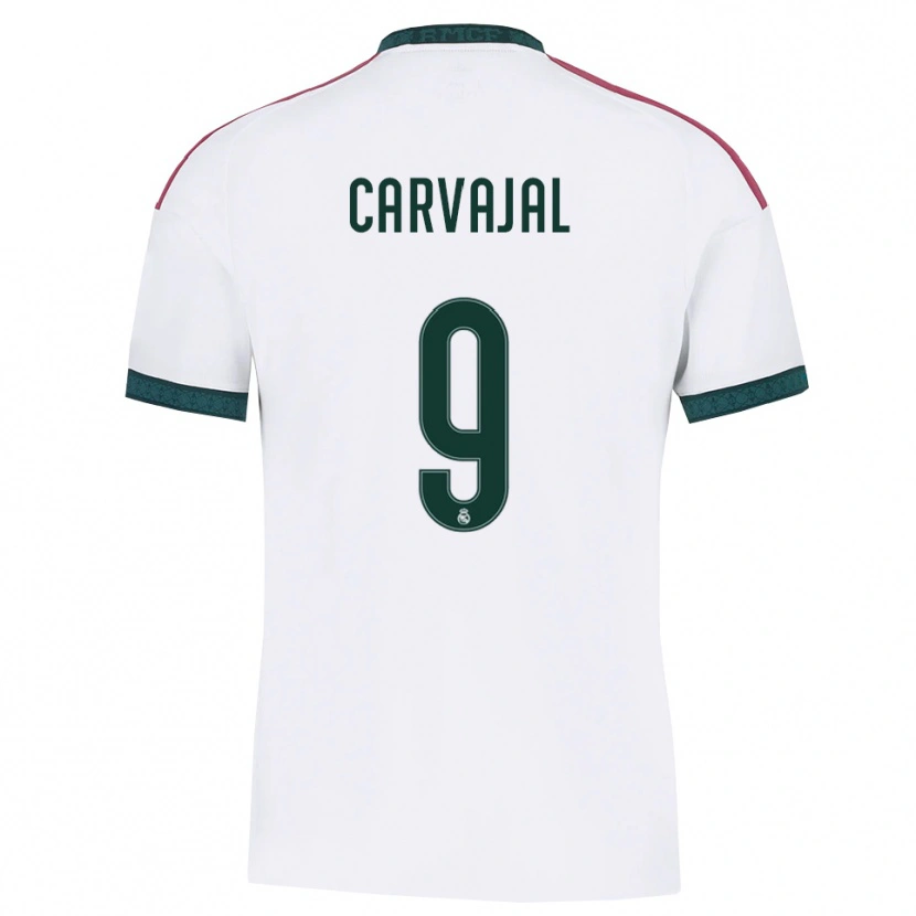 Danxen Damen Ángel Carvajal #9 Dunkelgrün Weiß Rot Heimtrikot Trikot 2026/27 T-Shirt Schweiz