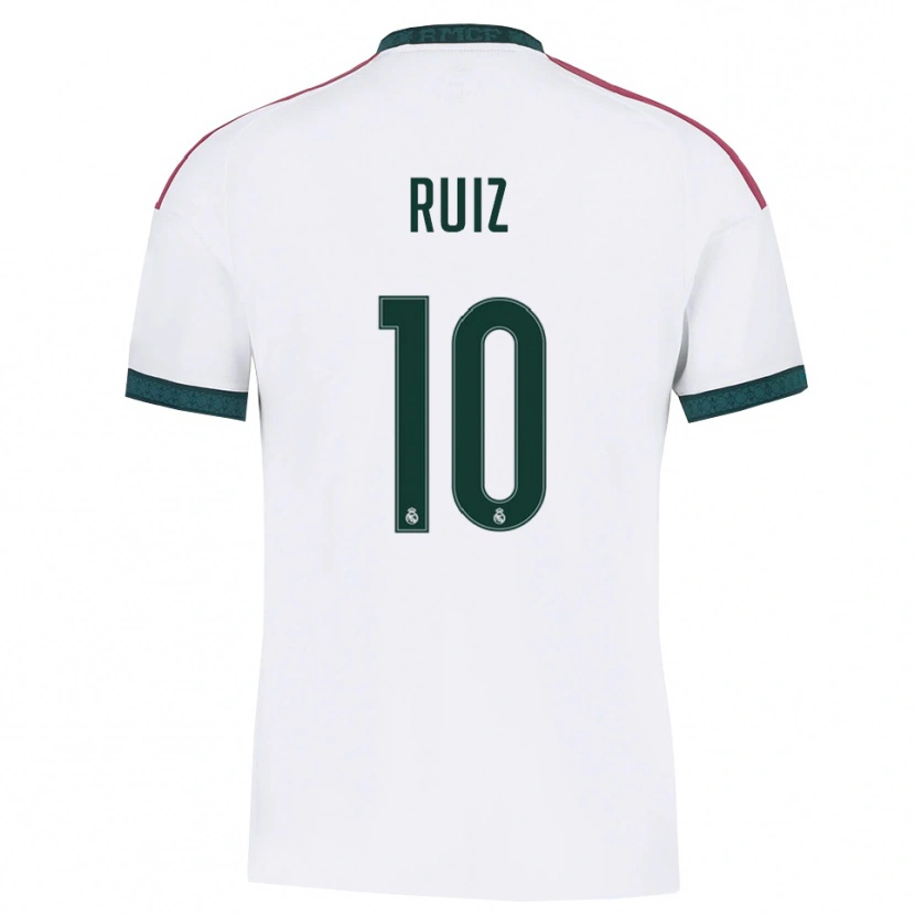 Danxen Damen Alberto Ruiz #10 Dunkelgrün Weiß Rot Heimtrikot Trikot 2026/27 T-Shirt Schweiz