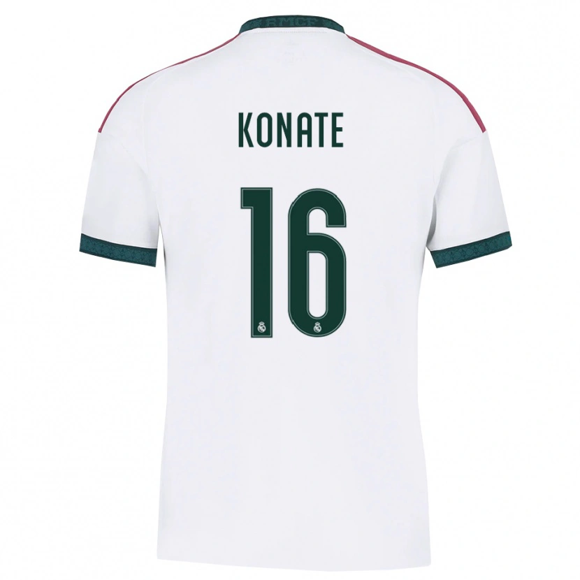 Danxen Damen Ibrahima Konaté #16 Dunkelgrün Weiß Rot Heimtrikot Trikot 2026/27 T-Shirt Schweiz