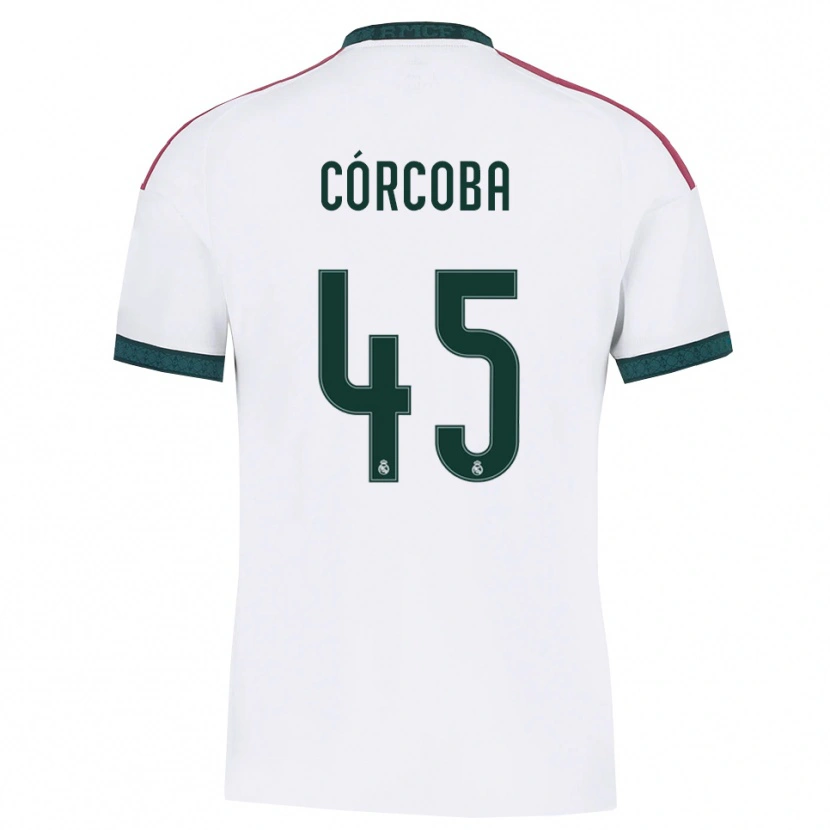 Danxen Damen Andrés Córcoba #45 Dunkelgrün Weiß Rot Heimtrikot Trikot 2026/27 T-Shirt Schweiz