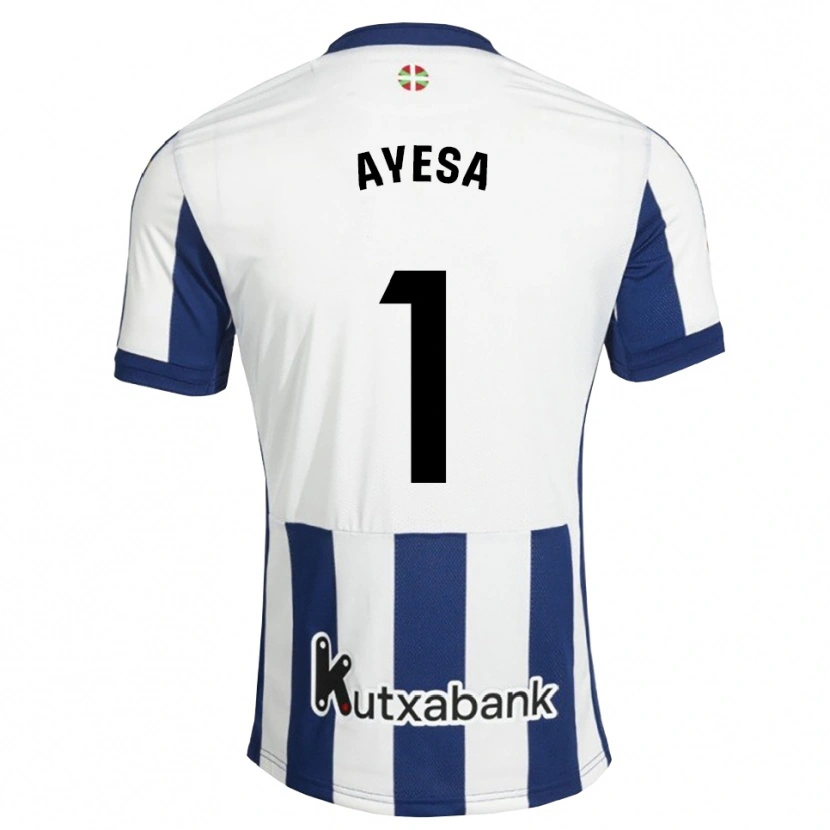 Danxen Damen Gaizka Ayesa #1 Marineweiß Goldrute Heimtrikot Trikot 2026/27 T-Shirt Schweiz