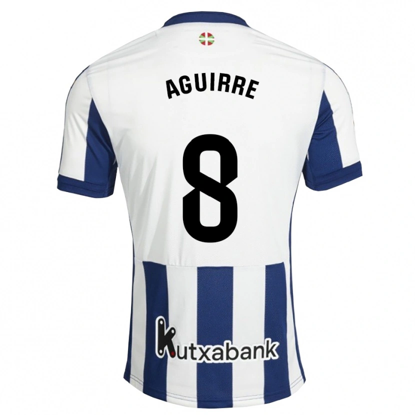 Danxen Damen Ibai Aguirre #8 Marineweiß Goldrute Heimtrikot Trikot 2026/27 T-Shirt Schweiz
