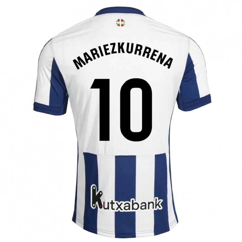 Danxen Damen Arkaitz Mariezkurrena #10 Marineweiß Goldrute Heimtrikot Trikot 2026/27 T-Shirt Schweiz