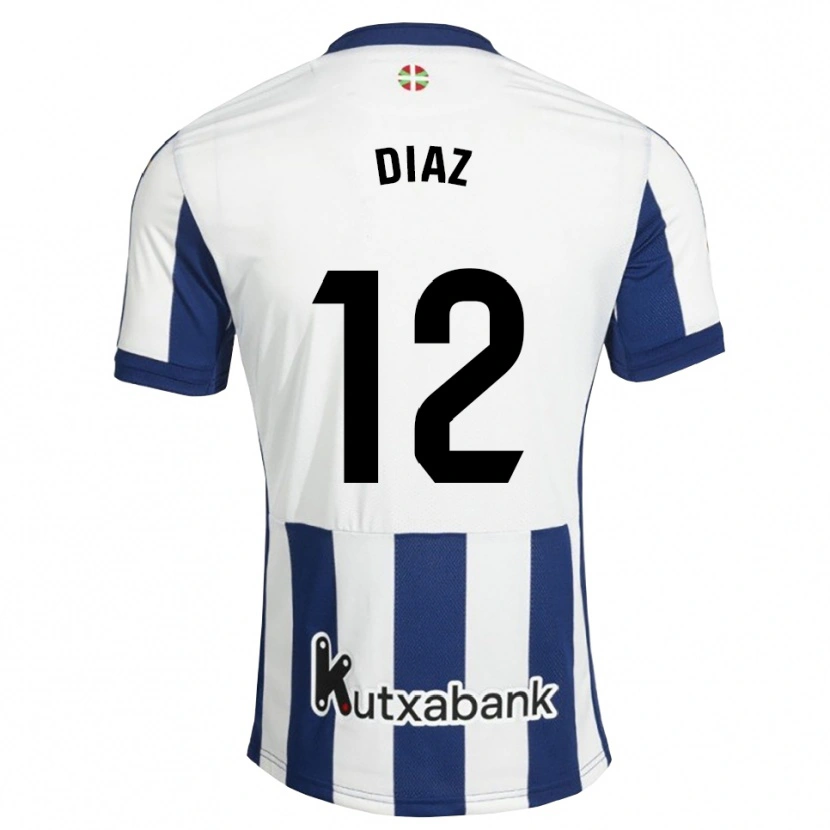 Danxen Damen Ekain Díaz #12 Marineweiß Goldrute Heimtrikot Trikot 2026/27 T-Shirt Schweiz